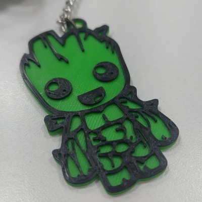 Móc Khóa Baby Groot Dễ Thương