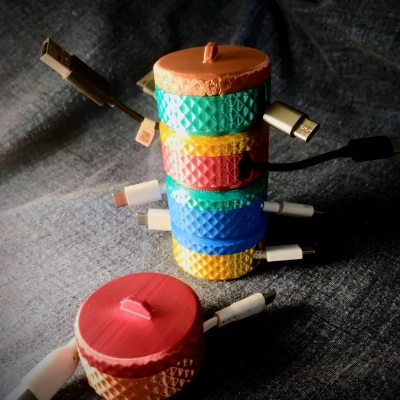 Mod xếp chồng cho bộ tổ chức cáp sạc phiên bản thứ 2