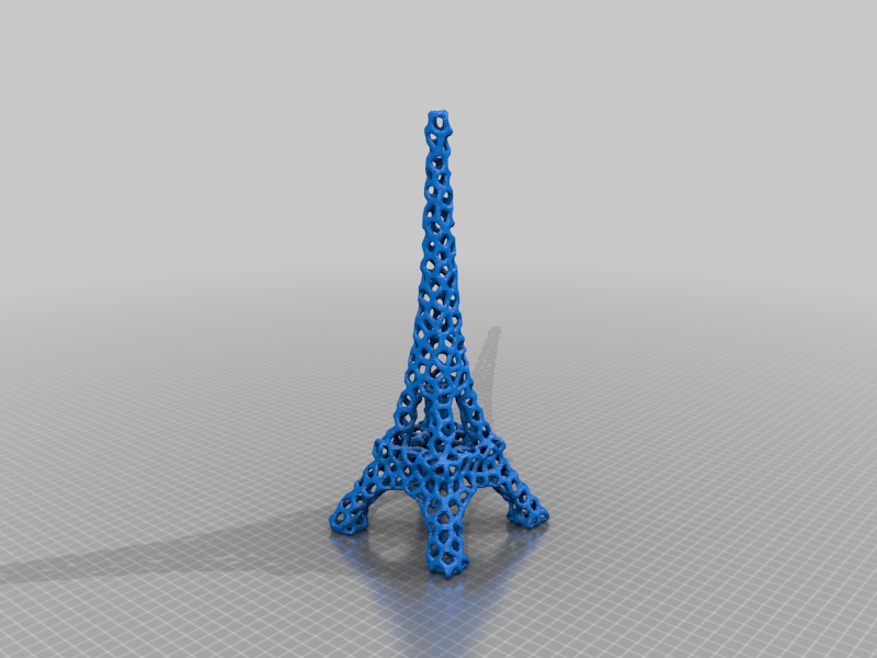 Tháp Eiffel - Họa Tiết Voronoi