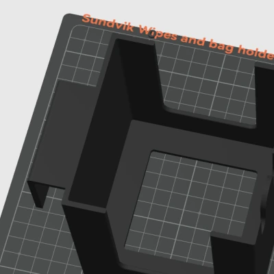 Giá Đỡ Khăn Ướt Khô và Túi Tã Cho Bàn Thay Đồ Sundvik