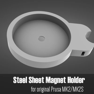 Bộ Giữ Nam Châm Tấm Thép cho Prusa MK2 MK2S Nguyên Bản