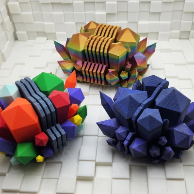 Giá Đỡ Khay In Hình Chùm Pha Lê - Không Cần Support