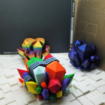 Giá Đỡ Khay In Hình Chùm Pha Lê - Không Cần Support