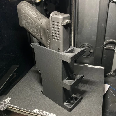 Đế Gắn Glock 17 Dưới Bàn (Vừa Một Số Laser Gắn Dưới)