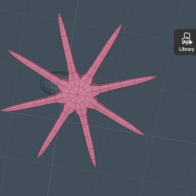 Bạch tuộc Low Poly