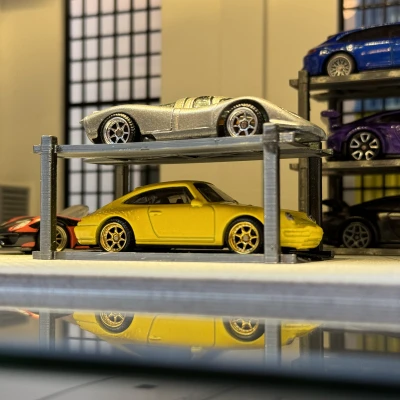 Kệ trưng bày xếp tầng cho xe HotWheels hoặc mô hình tỉ lệ 1:64