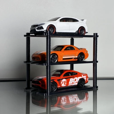 Kệ trưng bày xếp tầng cho xe HotWheels hoặc mô hình tỉ lệ 1:64