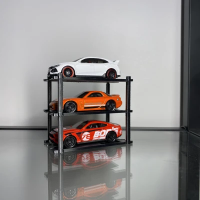 Kệ trưng bày xếp tầng cho xe HotWheels hoặc mô hình tỉ lệ 1:64