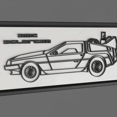 Thẻ Quà Tặng DMC Delorean từ Back to the Future