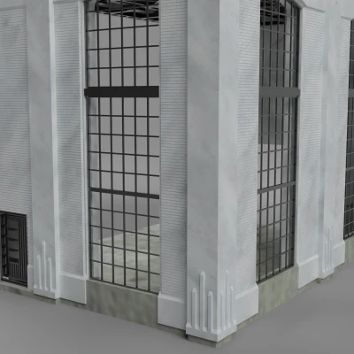 Mô hình kiến trúc công nghiệp phong cách cổ điển (tỷ lệ 1/43)