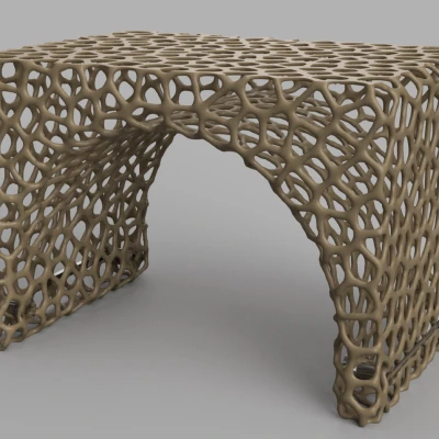 Chân đỡ kệ theo cấu trúc Voronoi