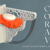 Khay Xà Phòng / Vắt Khăn Corav_SoapHolder - Phong Cách Voronoi - Thumbnail 1