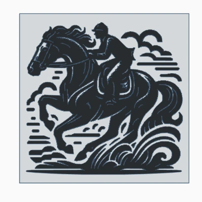 Tranh Ngựa và Kỵ Sĩ