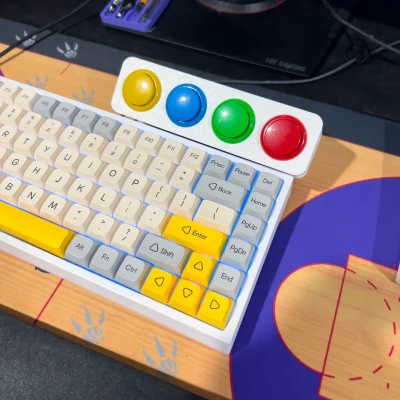 Bàn Phím Macro Nút Arcade 4 Nút