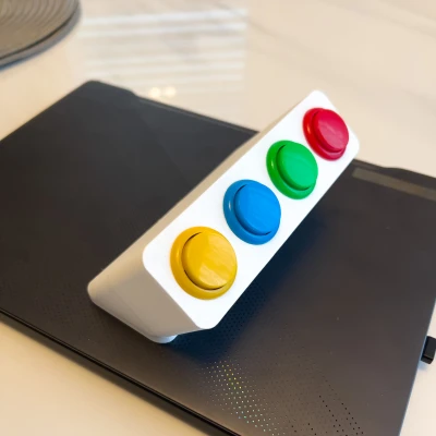 Bàn Phím Macro Nút Arcade 4 Nút