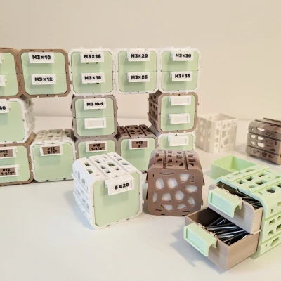 Hệ Thống Tổ Chức Module Họa Tiết Voronoi