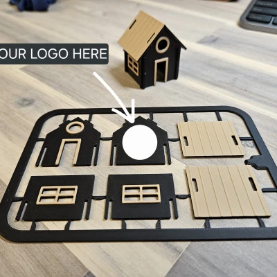 Kit Card Hình Ngôi Nhà (Đựng Danh Thiếp) - Bất Động Sản