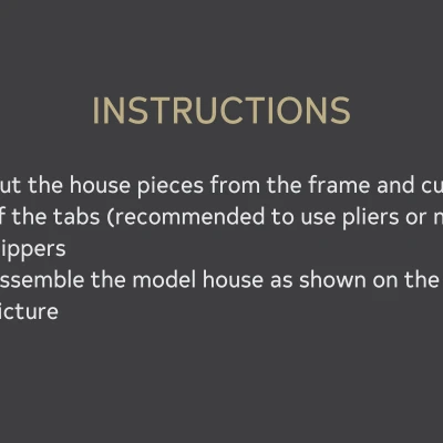 Kit Card Hình Ngôi Nhà (Đựng Danh Thiếp) - Bất Động Sản