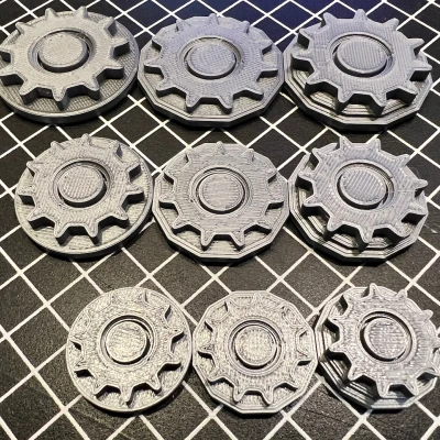 Đế Lót Miniature Họa Tiết Bánh Răng