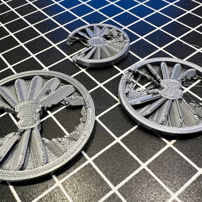 Chân Đế Mô Hình Mini Họa Tiết Quạt Bị Phá Hủy