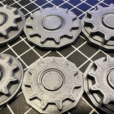 Đế Lót Miniature Họa Tiết Bánh Răng
