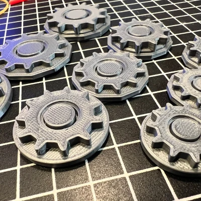 Đế Lót Miniature Họa Tiết Bánh Răng