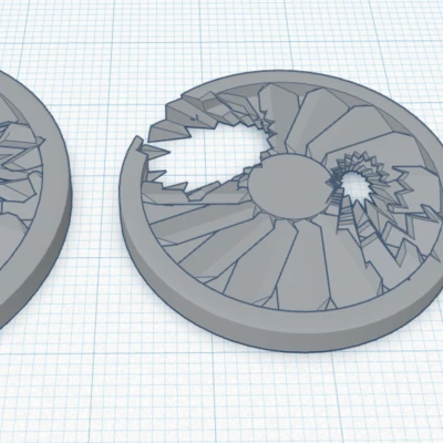 Đế Lót Miniature Mẫu Quạt Hỏng Fan-2