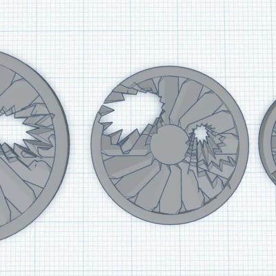 Đế Lót Miniature Mẫu Quạt Hỏng Fan-2