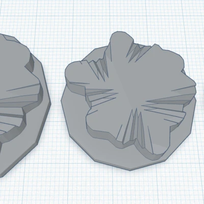 Đế Lót Ly Mô Hình Mẫu Đá Bị Hỏng