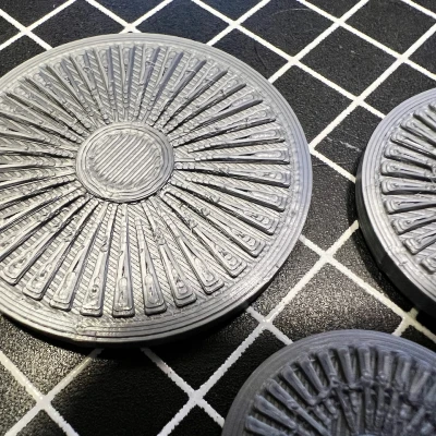 Chân Đế Miniature Họa Tiết Tua-bin