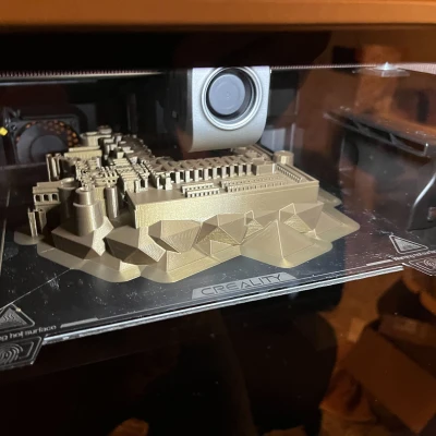 Lâu đài Hogwarts Remix - 2 mảnh cho bàn in 220mm, tỷ lệ 180%