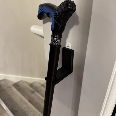 Chỗ Dựng Gậy - Đế và Móc Treo Tường có Command Strip