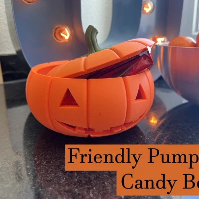 Tô Đựng Kẹo "Bí Ngô Thân Thiện" Cho Halloween