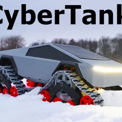 CyberTank - Xe RC Tỷ Lệ 1:10 CÓ BÁNH XÍCH!