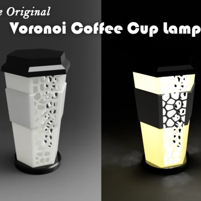 Đèn Ly Cà Phê Voronoi