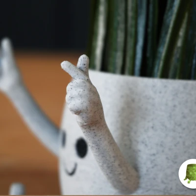 Chậu Mini Trái Tim Vui Vẻ