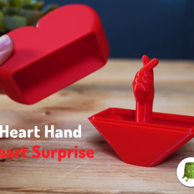 Trái Tim Bằng Tay Bất Ngờ Trái Tim