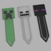 Bookmark Minecraft (Creeper, Skeleton, Enderman) - In Đa Màu - Thumbnail 1