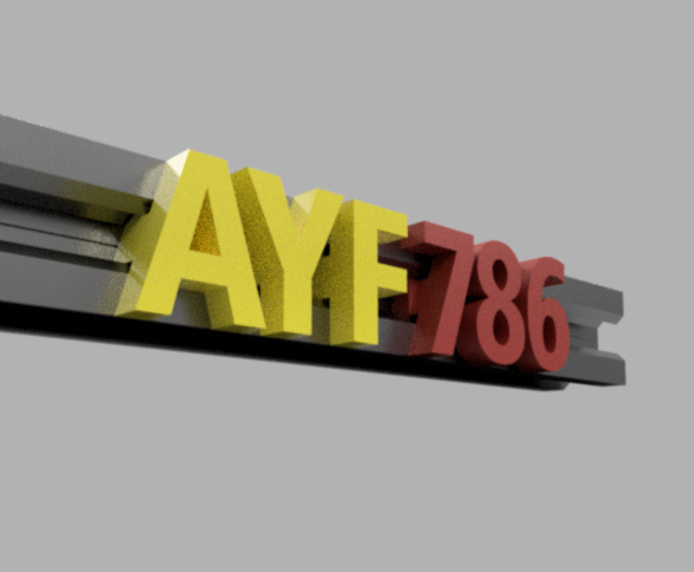 Chữ cái tiếng Anh cho Thanh Nhôm 2020