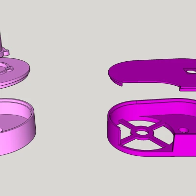 Trục Vít Archimedes - Bản Remix Có Giá Đỡ Động Cơ