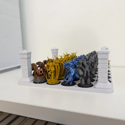 Gloomhaven/Frosthaven - Đế từ tính 25mm/Khay lưu trữ