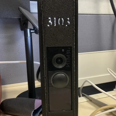 Tấm Extender và Nắp Che Chuông Cửa Ring Doorbell Pro 50mm