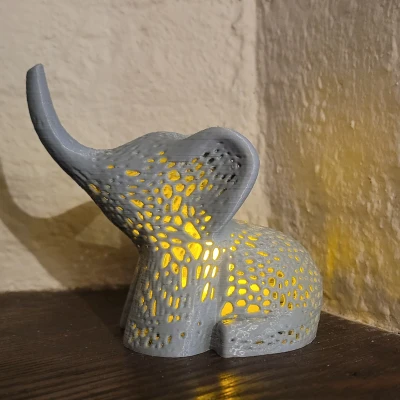 Đèn Trà Hình Voi Voronoi