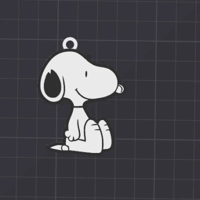 Móc khóa / charm dây chuyền Snoopy dễ thương