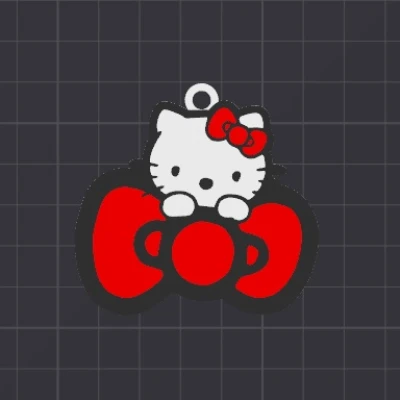 Móc Khóa / Mặt Dây Chuyền Hello Kitty Dễ Thương