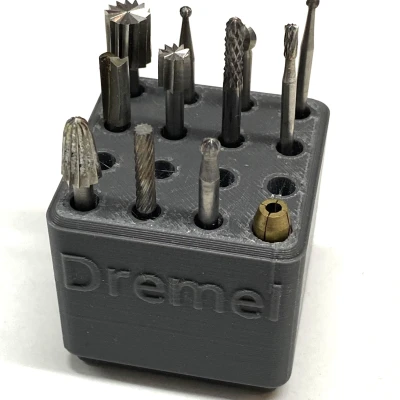 Hộp Gridfinity Cho Mũi Phay Dremel