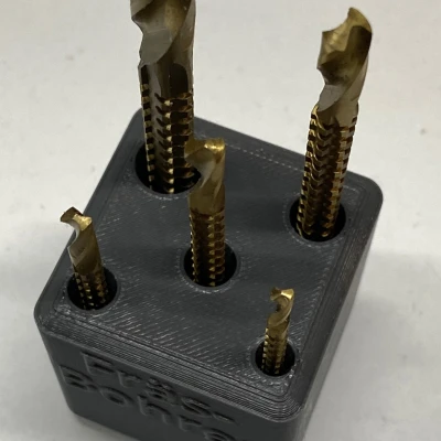 Hộp Gridfinity Cho Mũi Khoan Phay