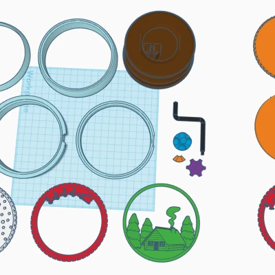 Quả Cầu Tuyết Cơ Khí *CÓ THỂ TÙY CHỈNH*