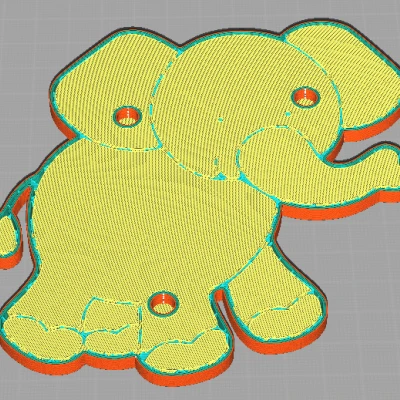 Nam Châm Hình Con Voi Slon