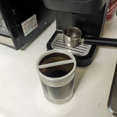 Hộp Đập Bã Cà Phê Espresso Bằng Lon Súp